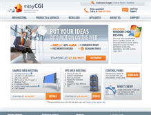 Tablet Screenshot of easycgi.com