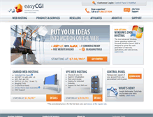 Tablet Screenshot of members.easycgi.com